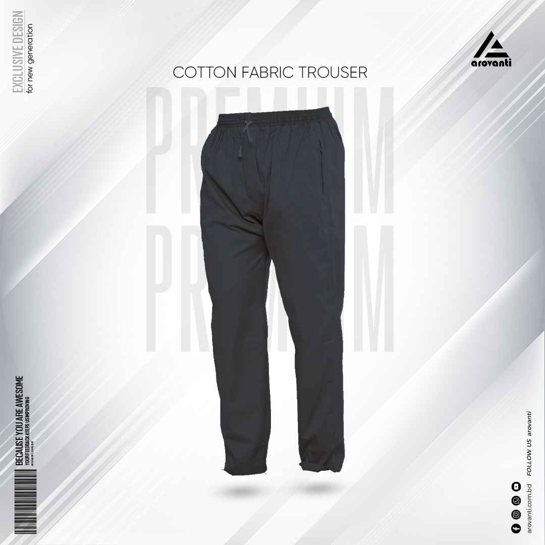 Solid Color Trouser -Ash