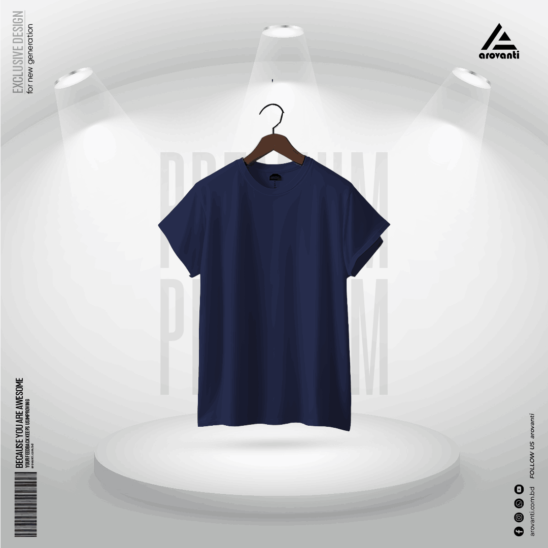 Solid T-Shirt - Navy