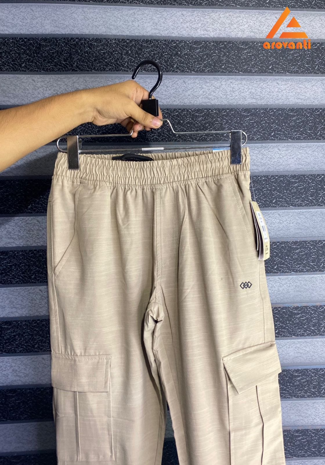 4 Pocket cargo Trouser Pant - Brown