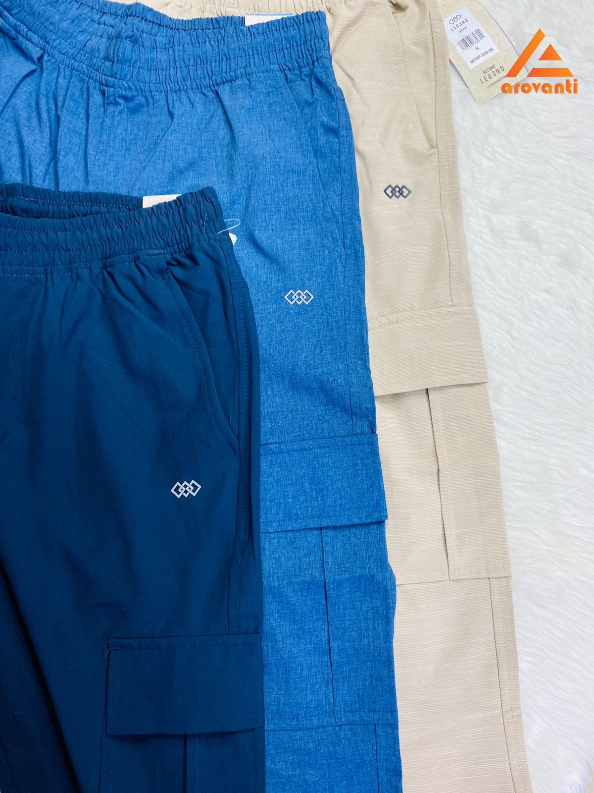 4 Pocket cargo Trouser Pant 3 Pcs Combo