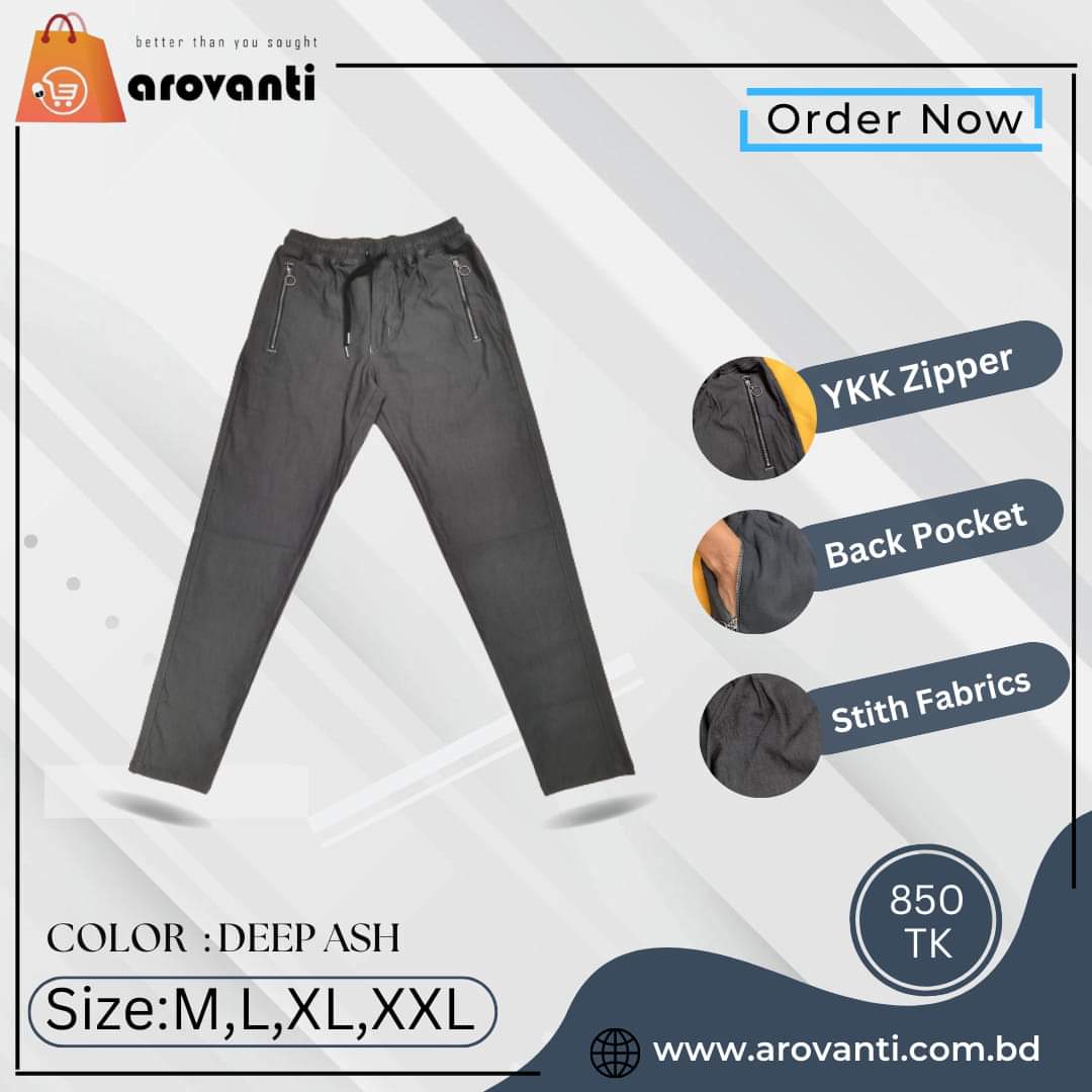 Premium Pant cutting Trouser - Ash